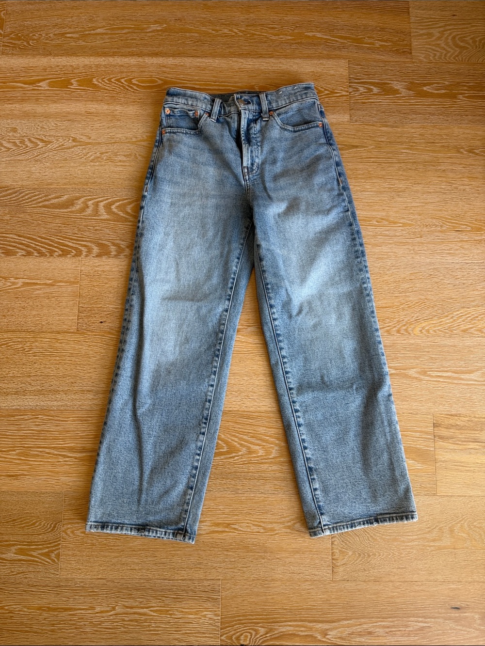 Madewell Perfect Vintage Wide Legged Crop Jeans